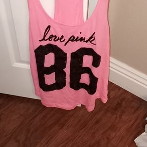 Victoria's secret pink tank top